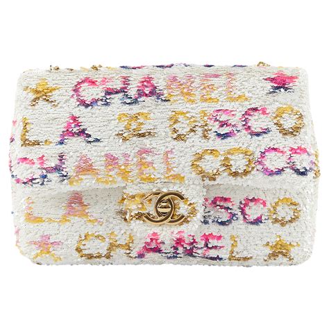 chanel sequin flap bag price|chanel disco bag.